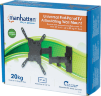 Manhattan 461405 13"-42" LCD TV/Monitor duplakaros fali tartó Fekete