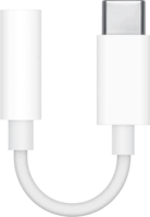 Apple MU7E2ZM/A USB-C apa - 3.5mm jack anya Adapter - Fehér