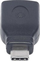 Manhattan 354646 USB 3.1-C apa - USB-A anya SuperSpeed Adapter - Fekete