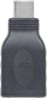 Manhattan 354646 USB 3.1-C apa - USB-A anya SuperSpeed Adapter - Fekete