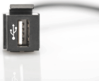 Digitus DN-93402 USB 2.0 Keystone Modul - Fekete