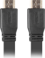 Lanberg HDMI-A apa - HDMI-A apa v2.0 Lapos kábel 1m Fekete