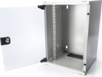 DIGITUS 10" Fali rack szekrény 9U 312x300mm - Szürke