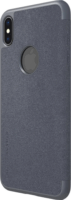 Nillkin Sparkle Logo Apple iPhone XS Max Bőr Flip Oldalra Nyíló Tok - Fekete
