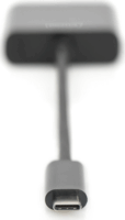 Digitus USB-C apa - HDMI anya adapter - Fekete