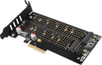 Axagon PCEM2-DC PCIe - M.2 adapter aktív hűtéssel