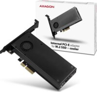 Axagon PCEM2-DC PCIe - M.2 adapter aktív hűtéssel