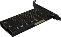 Axagon PCEM2-DC PCIe - M.2 adapter aktív hűtéssel
