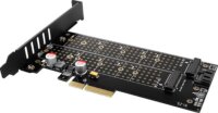 Axagon PCEM2-DC PCIe - M.2 adapter aktív hűtéssel