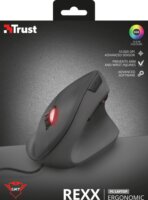 Trust GXT 144 Rexx Vertical Gaming Egér - Fekete