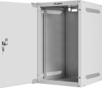 Lanberg 10" Fali rack szekrény (Üveg) 9U 280x310mm - Szürke