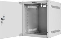 Lanberg 10" Fali rack szekrény (Üveg) 6U 280x310mm - Szürke