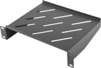 Lanberg AK-1012-B 10" Fix polc rack szekrényhez 1U - Fekete