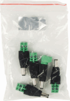 Nedis CCTV Biztonsági Csatlakozó: 2 Vezetékes - DC Dugasz 5.5 x 2.1 mm (5db/csomag)