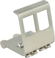 Delock 86255 Fém Keystone tartó - 2 port