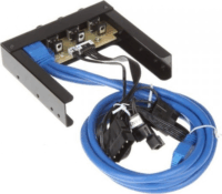 Akasa FC06 V2 Ventilátor szabályzó előlapi panel - 3.5" Fekete