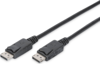 Digitus DB-340100-020-S DisplayPort apa - DisplayPort apa Összekötő kábel 2m Fekete