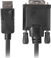 Lanberg CA-DPDV-10CU-0018-BK DisplayPort apa - DVI apa kábel 1.8m - Fekete