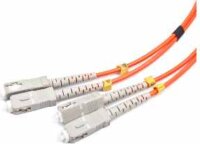 Gembird CFO-SCSC-OM2-1M optikai patch kábel SC Duplex 1m - Narancssárga