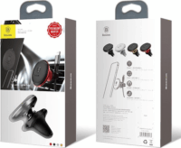 Baseus Magnetic Air Vent univerzális mágneses autós telefon tartó - Fekete