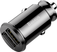 Baseus Grain Autós dual USB töltő 3.1A Fekete