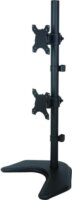 Techly 027552 13"-27" LCD TV/Monitor asztali tartó állvány 2 monitorhoz Fekete