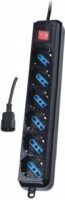 Techly 300415 Kapcsolós hálózati elosztó 1.5m - Fekete