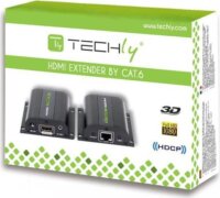 Techly 020355 HDMI Extender UTP kábelen 60m - Fekete