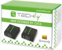 Techly 309739 HDMI Extender UTP kábelen 60m - Fekete