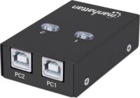 MANHATTAN 162005 Hi-Speed USB 2.0 Automatic Sharing Switch 2 PC - 1 USB