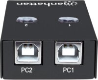 MANHATTAN 162005 Hi-Speed USB 2.0 Automatic Sharing Switch 2 PC - 1 USB