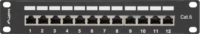 Lanberg PPF6-9012-B 10" Patch panel - 12 port