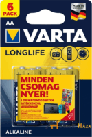 Varta Longlife AA (LR06) Alkáli Ceruzaelem (6db/csomag)