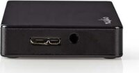 Nedis UHUBU3420BK USB 3.0 HUB (4 port) Fekete
