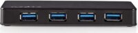 Nedis UHUBU3420BK USB 3.0 HUB (4 port) Fekete