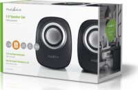 Nedis CSPR10020BK 2.0 hangfal - Fekete