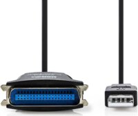Nedis CCGP60880BK20 USB-A - Centronics 36 (apa - apa) kábel 2m - Fekete