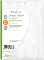 Nedis CCGP37200BK20 DisplayPort - DVI (apa -apa) kábel 2m - Fekete