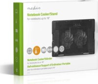 Nedis NBCR200BK 18" Notebook állvány és hűtőpad - Fekete