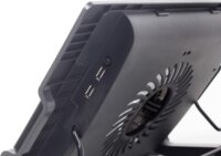 Gembird NBS-1F17T-01 Notebook hűtőtálca - Fekete