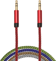 Delight 55437 3.5mm Jack (apa - apa) kábel 1m - Vegyes színek