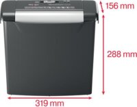 Rexel Momentum S206 iratmegsemmisítő - Fekete