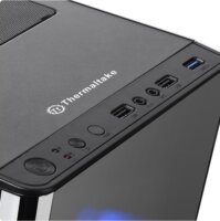 Thermaltake V200 TG RGB Számítógépház - Fekete