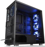 Thermaltake V200 TG RGB Számítógépház - Fekete