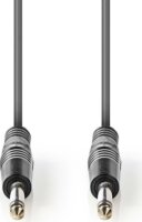 Nedis JACK - JACK Egyensúlyozatlan audiokábel 5m (6.35mm jack apa - 6.35mm jack apa) Szürke