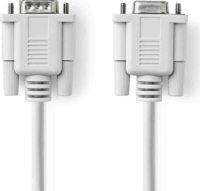 Nedis CCGP52010IV20 D-Sub 9 tűs apa - D-Sub 9 tűs anya Hosszabbító kábel 2m Elefántcsont