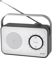 Sencor SRD 2100 W Hordozható AM/FM Rádió - Fehér