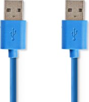 Nedis CCGP61000BU20 USB-A (apa - apa) kábel 2m - Kék