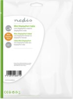 Nedis CCGP37400BK20 Mini DisplayPort - DisplayPort (apa - apa) kábel 2m - Fekete
