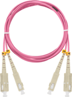 Nikomax NMF-PC2M4C2-SCU-SCU-002 optikai patch kábel SC Duplex 2m - Magenta